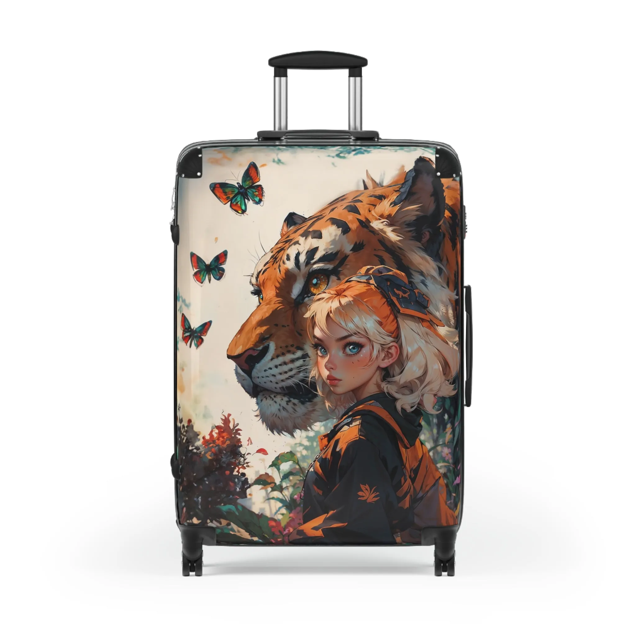 Adventurous Tiger Suitcase | Travel Luggage for Animal Lovers