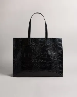 Allicon Mock croc icon tote bag