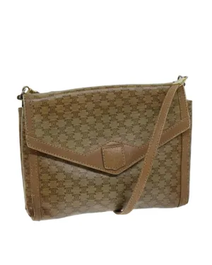 Beige Macadam Canvas Shoulder Bag with 55cm Drop