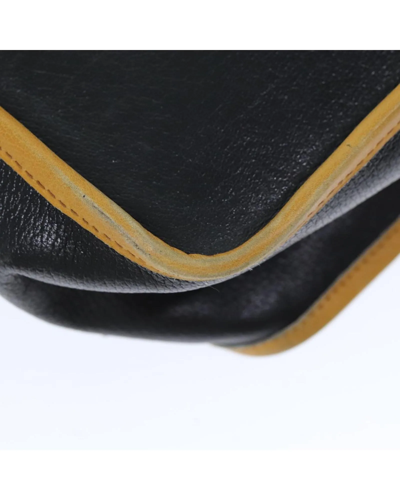 Black Leather Garment Cover with Padlock and Key Accessory