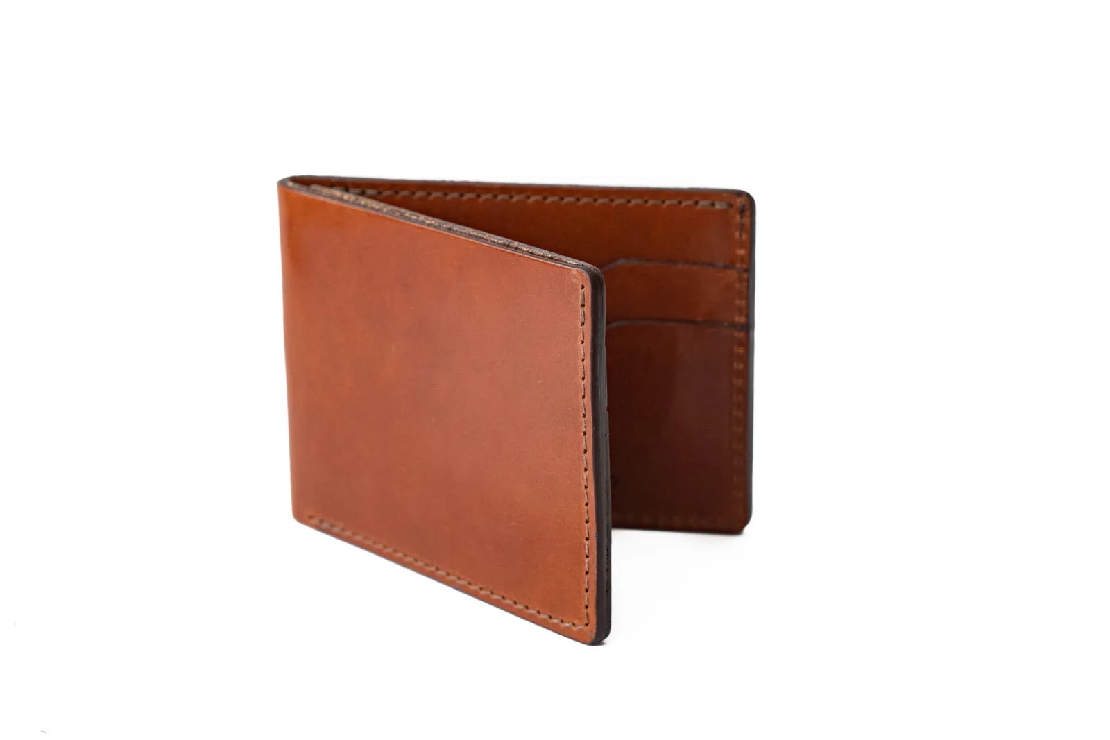 Blemished | No.55 | 'Buck Brown' Men's Leather Bill Fold Wallet