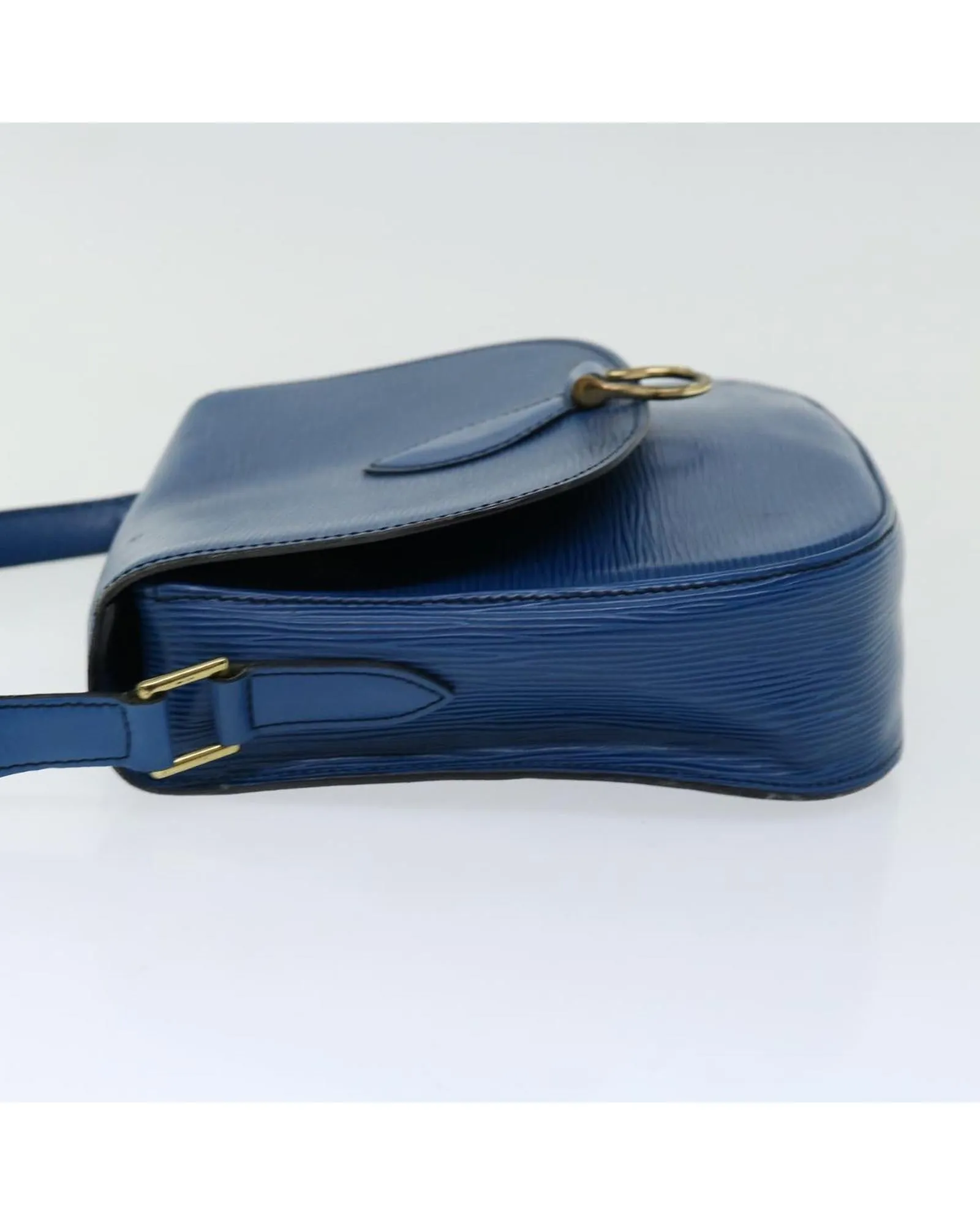 Blue Epi Leather Shoulder Bag with Adjustable Strap - Authentic LV