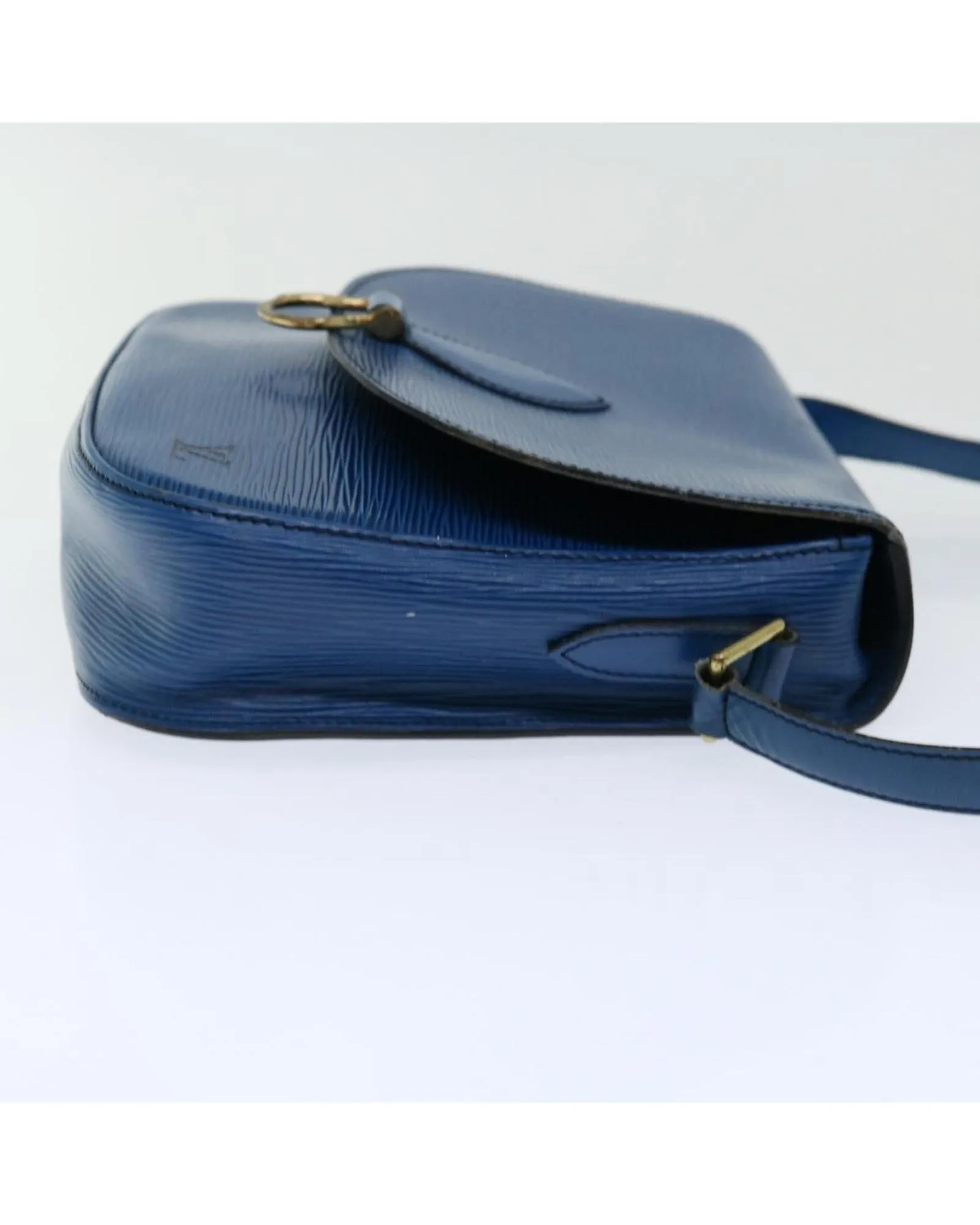 Blue Epi Leather Shoulder Bag with Adjustable Strap - Authentic LV