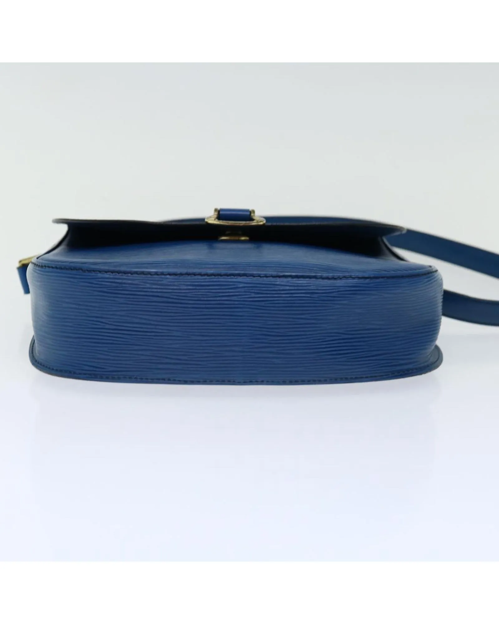 Blue Epi Leather Shoulder Bag with Adjustable Strap - Authentic LV