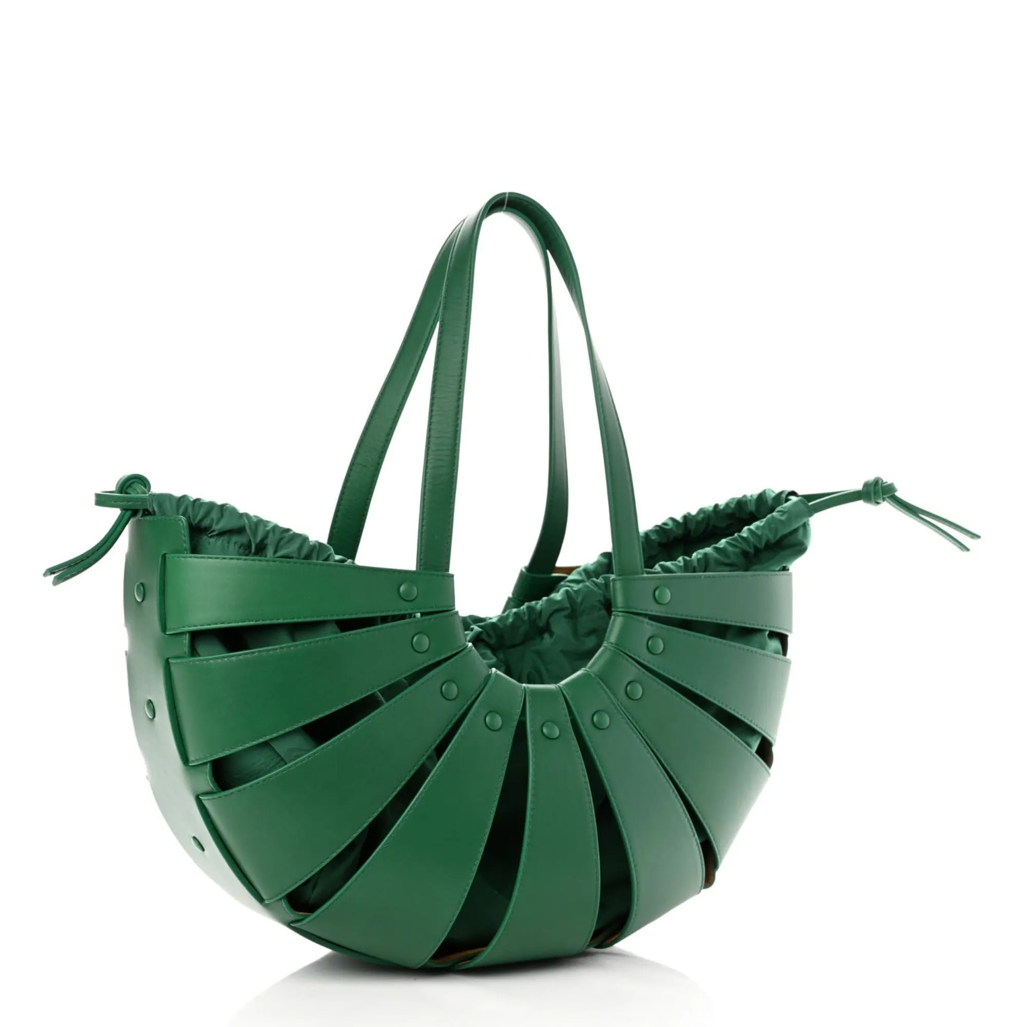 Bottega Veneta The Shell Bag Racing Green French Calfskin