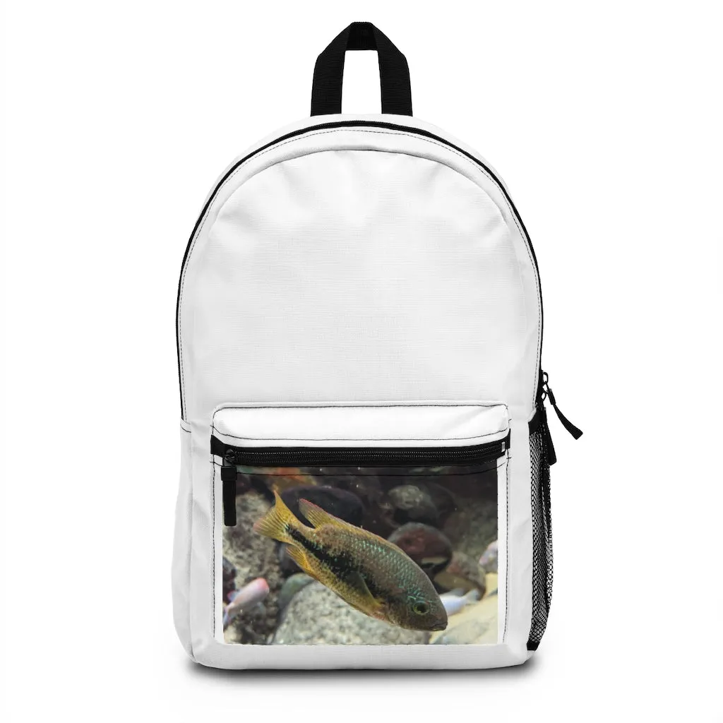 Brown and Orange Fish Backpack (Made in USA)