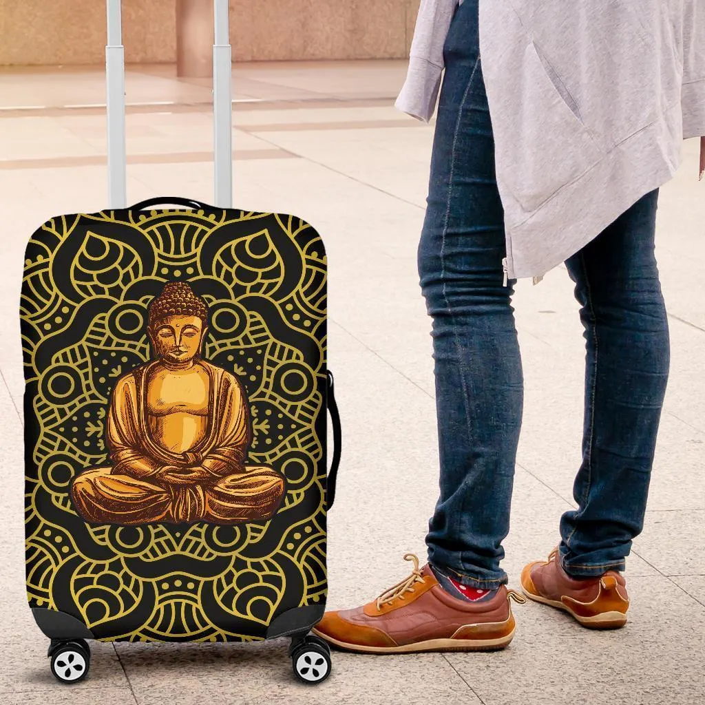 Buddha Mandala Luggage Cover