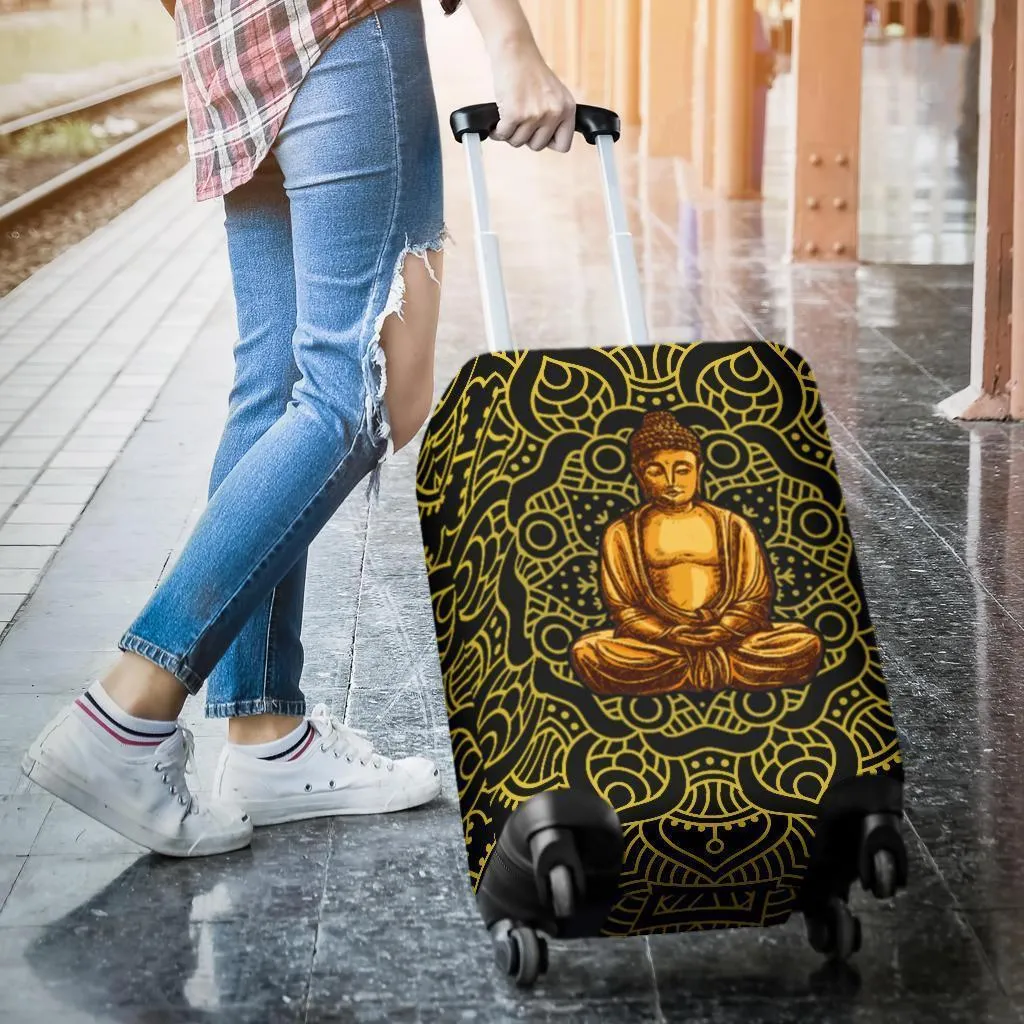 Buddha Mandala Luggage Cover