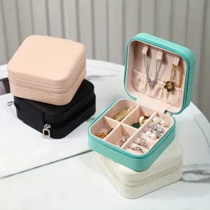 Colorful Jewelry Storage Box TravelReady Necklace  Earrings Holder