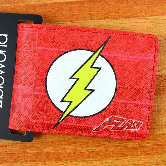 COMICS DC MARVEL THE AVENGERS HULK/IRON MAN THOR/CAPTAIN AMERICA/SUPERMAN PURSE LOGO CREDIT OYSTER LICENSE CARD HOLDER WALLET