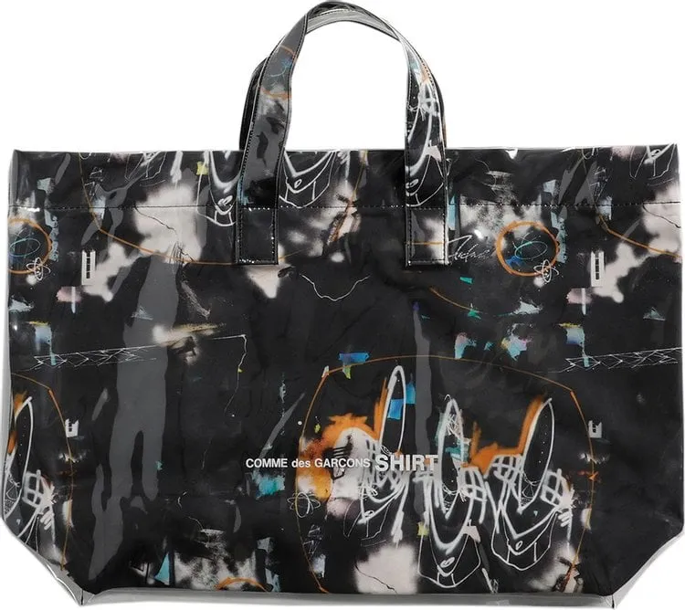 Comme des Garçons SHIRT x Futura Shopper Bag Print A, multicolor