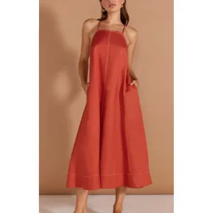 Dress Evalina Sundress - Rust