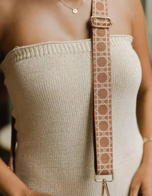 Ezra Guitar Strap - Camel - Louenhide