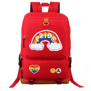 Fashion Unisex Printed Oxford Fabric Pride Backpack