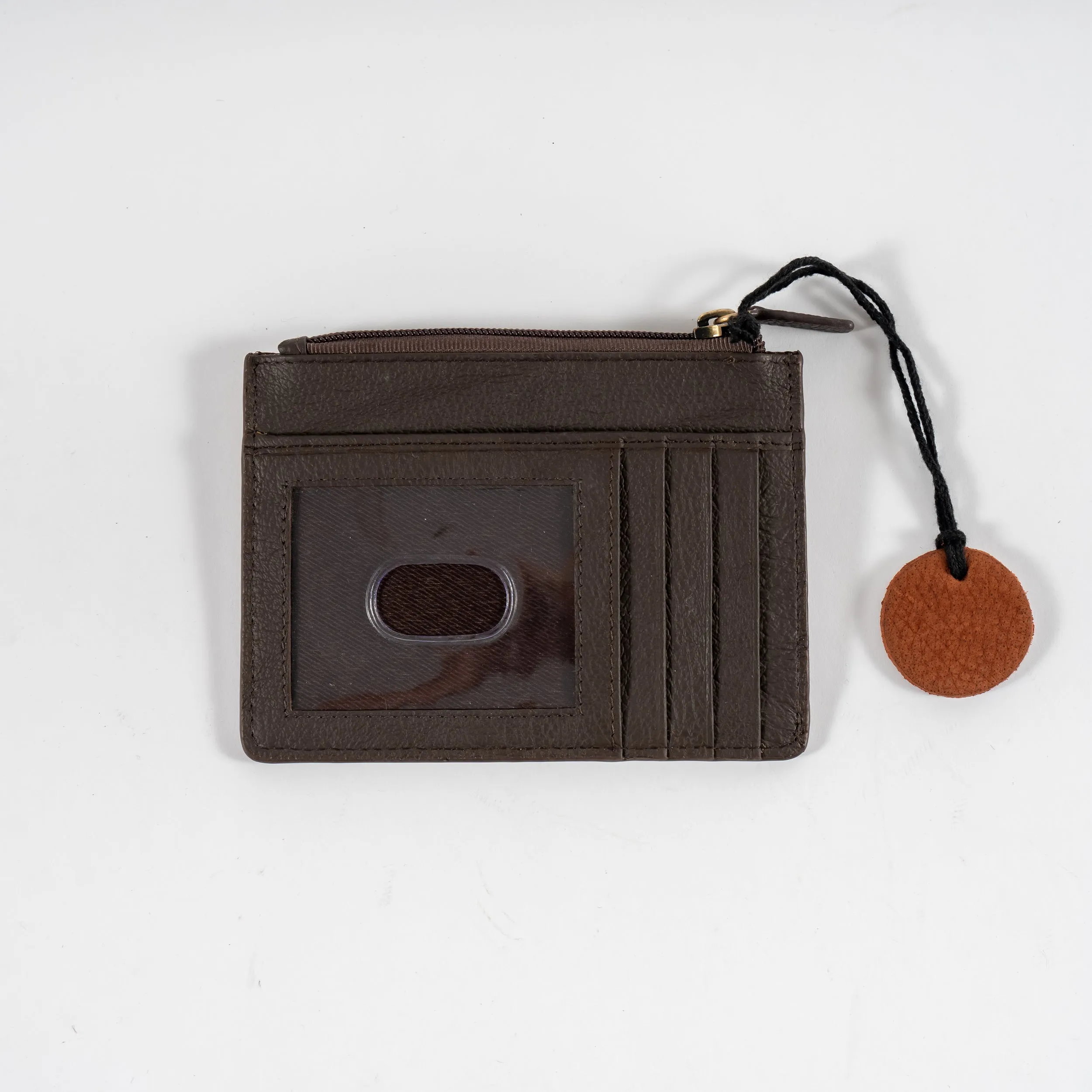 Leather Tooled Credit Card Holder