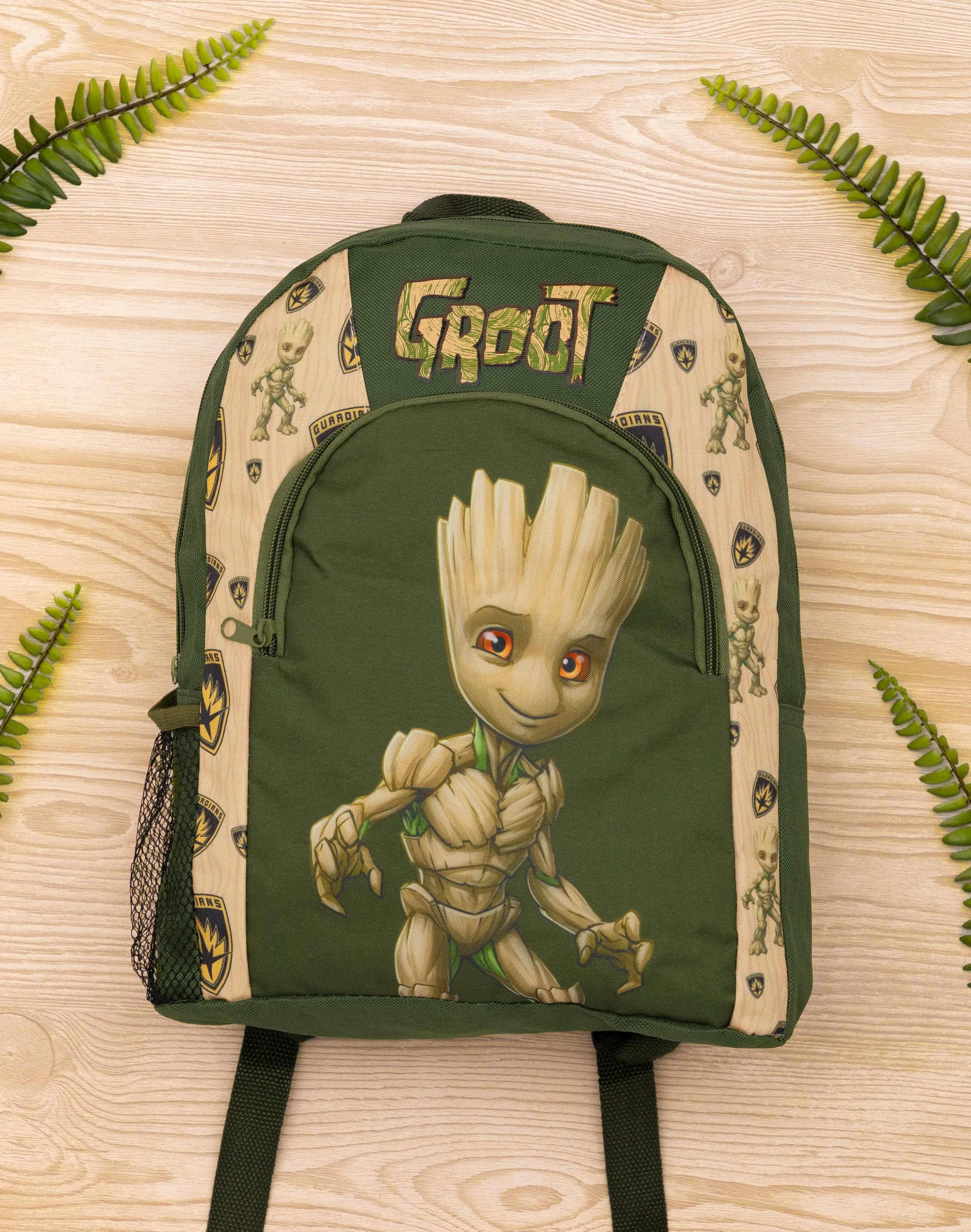 Marvel Groot Guardian of The Galaxy Unisex Kids Green Backpack