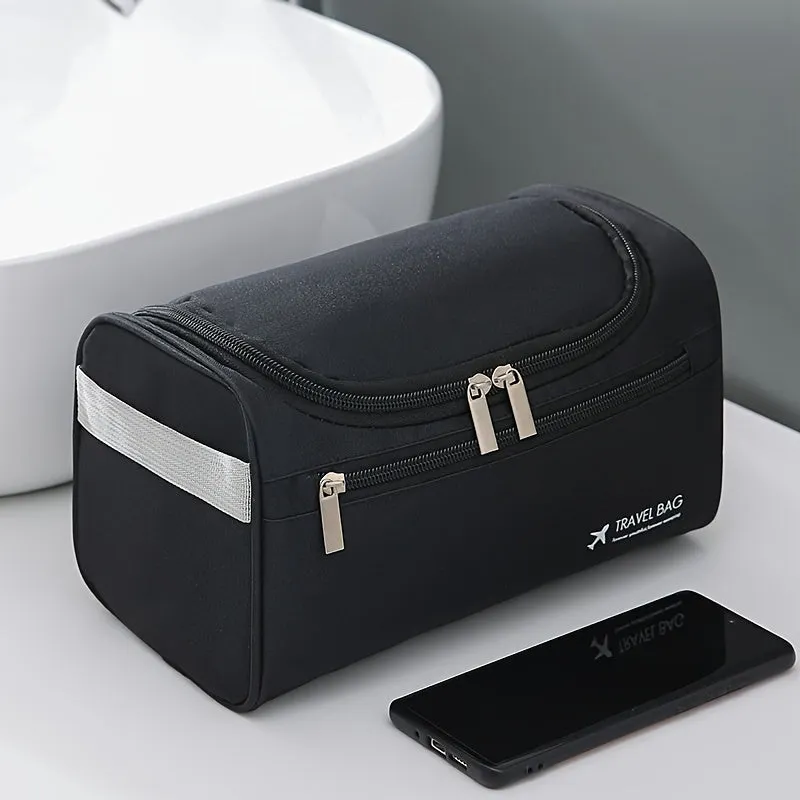 Mens Business Trip Toiletry Bag with DryWet Separation