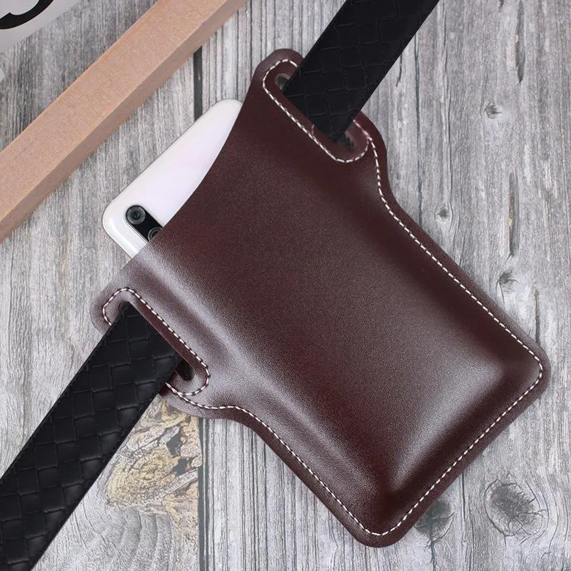 Men's Vintage Casual Leather Phone Bag