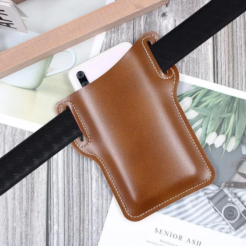 Men's Vintage Casual Leather Phone Bag