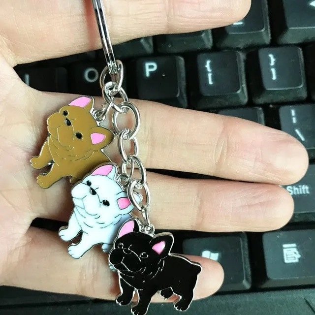 Metal PET Key Chain welsh Corgi Dogs Key Ring Bag charm Wholesale Lovely Keychain Car Keyring gift Women Jewelry Drop shipping