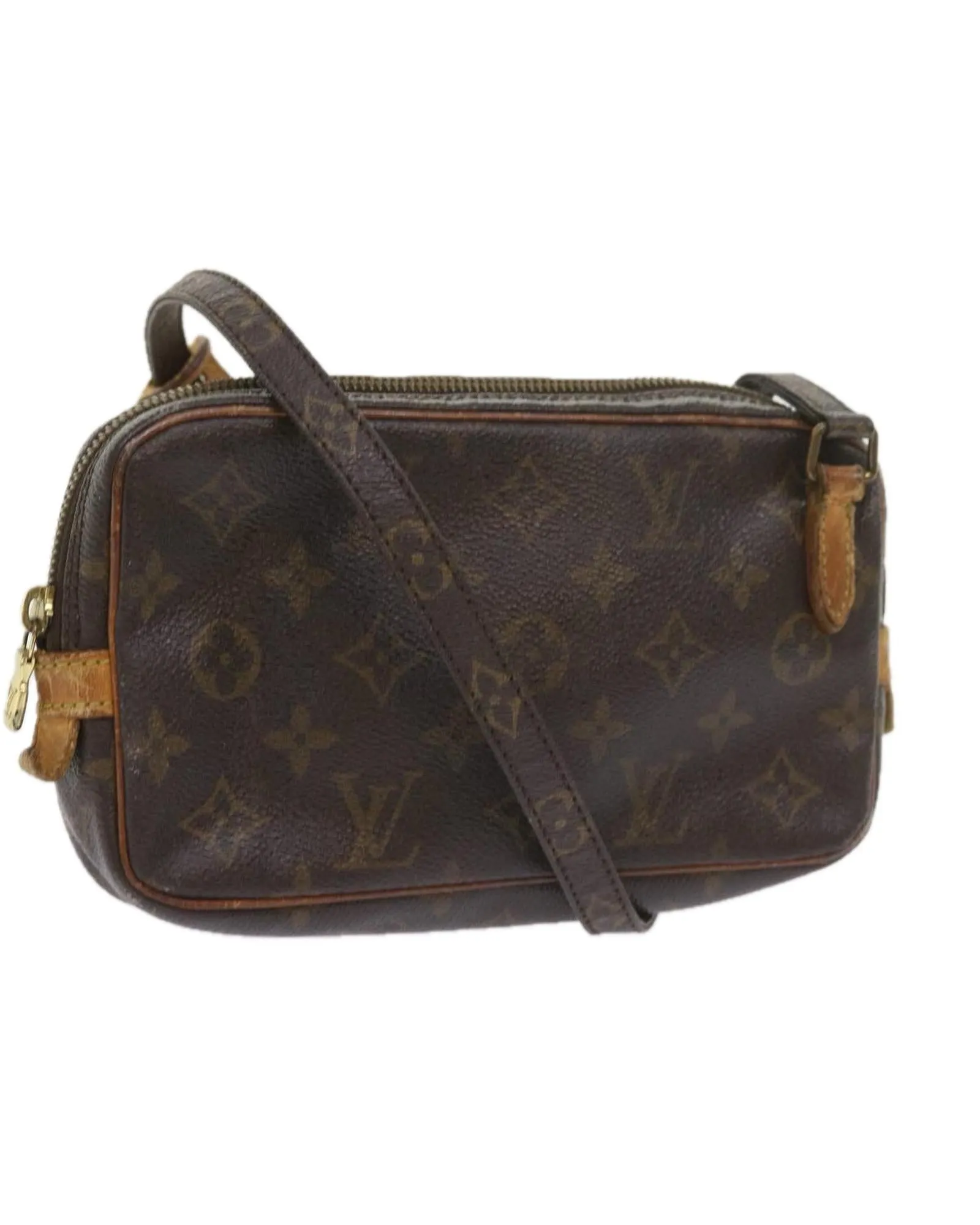 Monogram Shoulder Bag with Marly Bandouliere Design