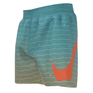 Nike - Boys Shark Stripe Breaker 4" Volley Short (Rush Orange)