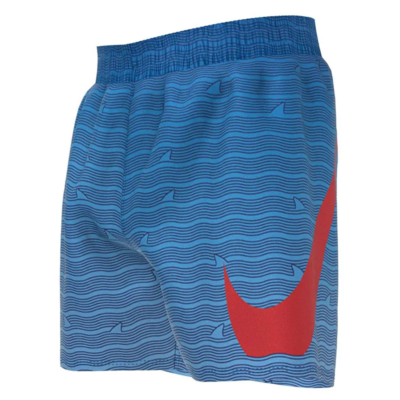 Nike - Boys Shark Stripe Breaker 4" Volley Short (University Red)