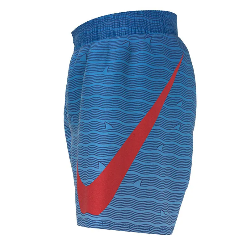 Nike - Boys Shark Stripe Breaker 4" Volley Short (University Red)