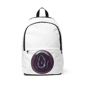 Purple Rock Unisex Fabric Backpack