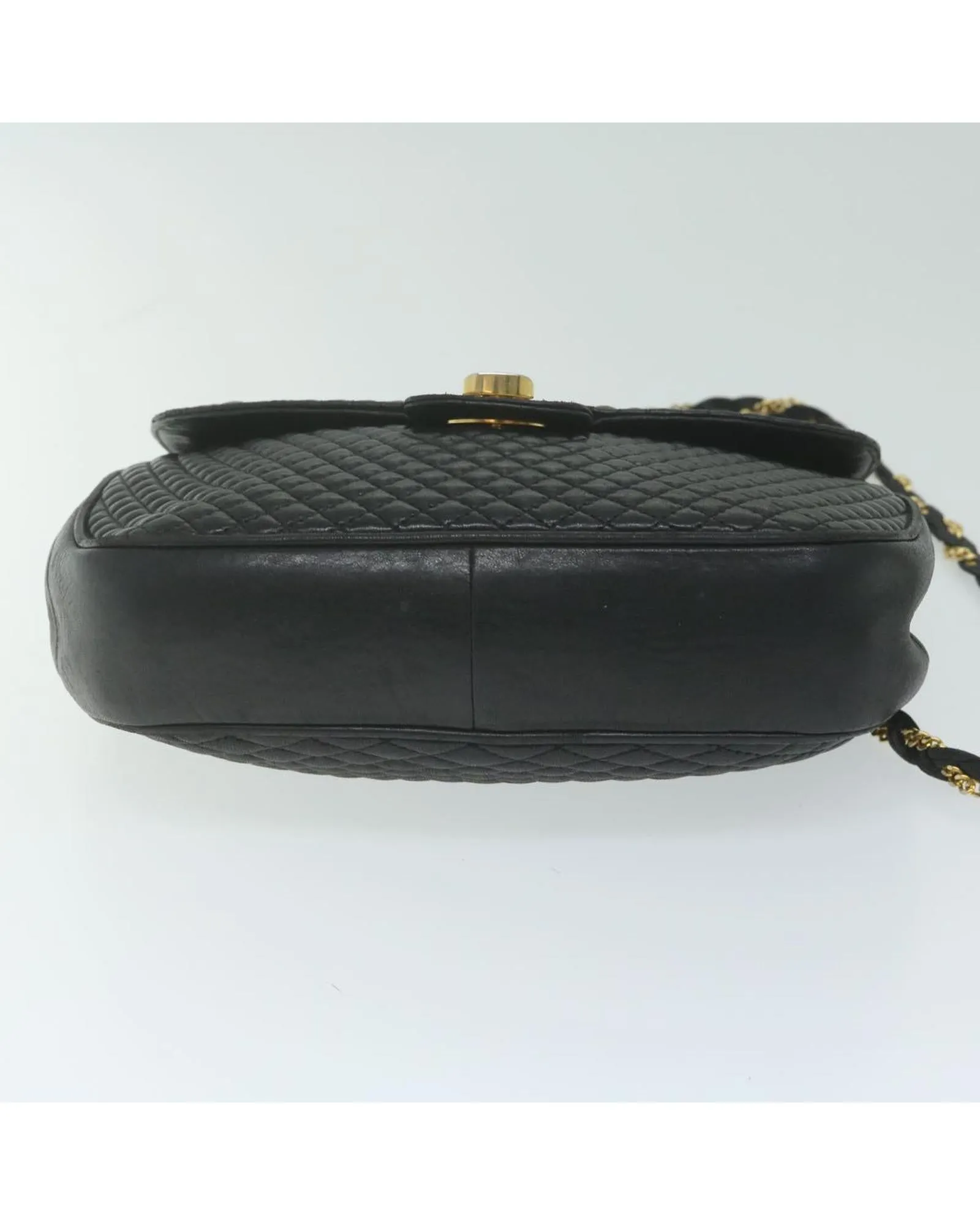 Quilted Leather Chain Shoulder Bag