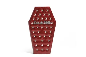 Red Rum Sparkle Studded Coffin Wallet