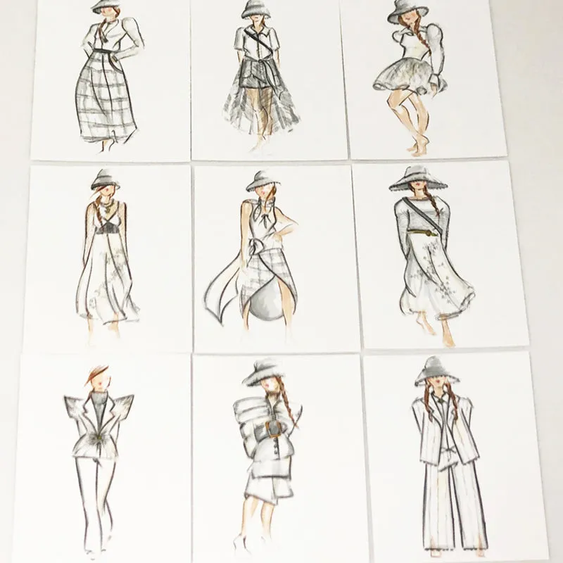 Sketches Fashion White