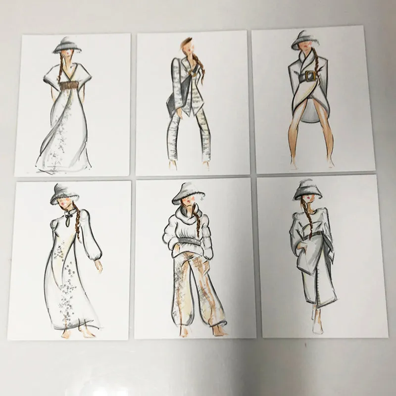 Sketches Fashion White