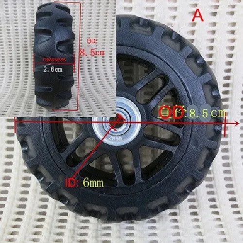 Suitcase Wheels Repair Replacement Parts for Luggage  360 Spinner Upright Mute High Quality  Wheels for Suitcases 1 PCS