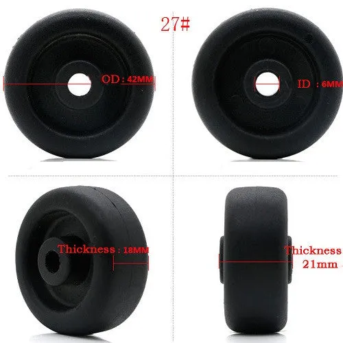 Suitcase Wheels Repair Replacement Parts for Luggage  360 Spinner Upright Mute High Quality  Wheels for Suitcases 1 PCS