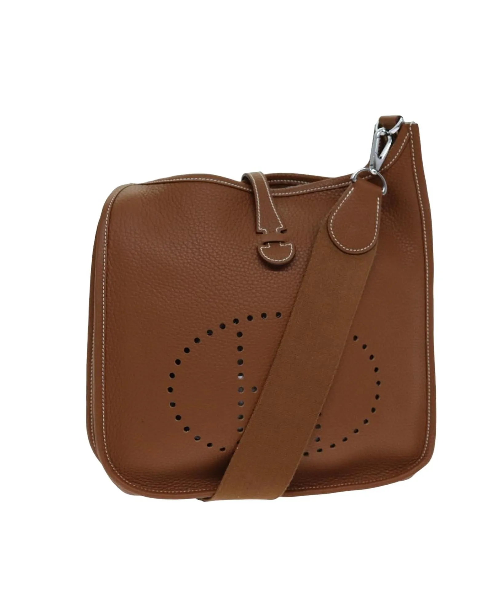 Taurillon Clemence Leather Shoulder Bag with Dust Bag