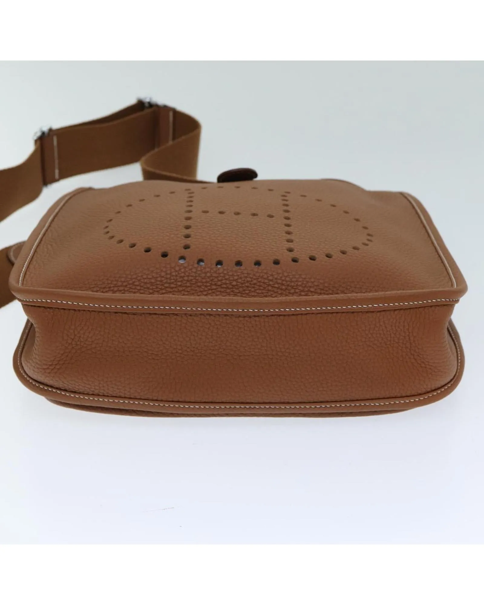 Taurillon Clemence Leather Shoulder Bag with Dust Bag