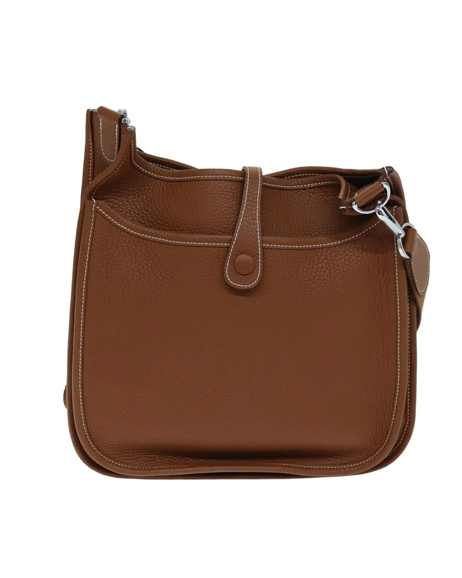 Taurillon Clemence Leather Shoulder Bag with Dust Bag