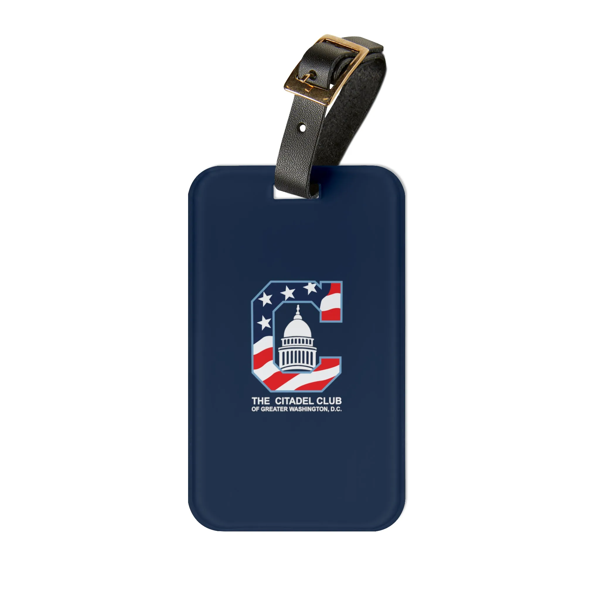 The Citadel, Alumni Club, Washington D.C. Club Logo, Blue Luggage Tag