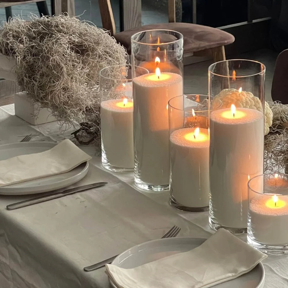 Candle Glass Cylinder - Image 9