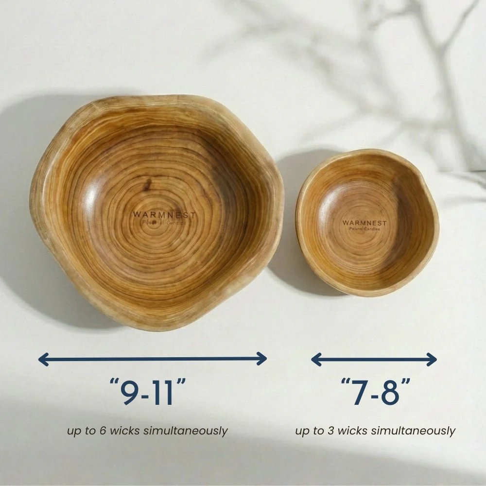 Wooden Candle Vessel - Image 4